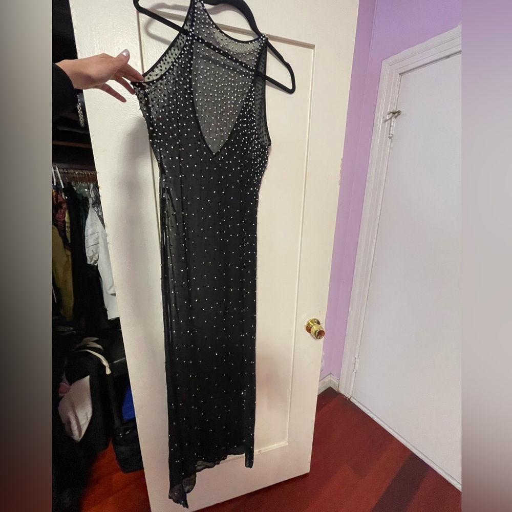 Retrofete Carmella Embellished Chiffon Dress - image 8